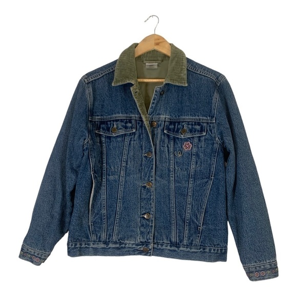 Vintage Disney Winnie The Pooh Embroidered Jean Jacket Size Small - Picture 2 of 9